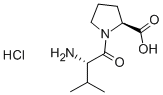 H-VAL-PRO-OH・HCL 化学構造式