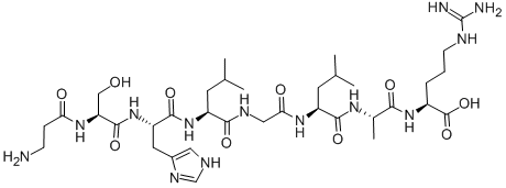 (BETA-ALA70)-C3A (70-77) Structure