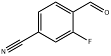 4-氰基-2-氟苯甲醛, 105942-10-7, 结构式