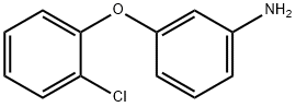 3-(2-CHLORO-PHENOXY)-PHENYLAMINE Structure