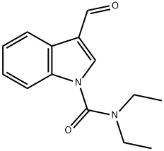 1-diethylcarbamoyl-3-formylindole Structure