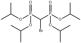 (ブロモメチレン)ビス(ホスホン酸ジイソプロピル) 化学構造式