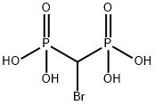 bromomethylenebis(phosphonic acid) Struktur