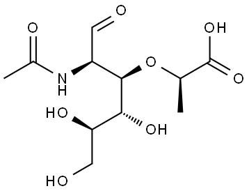 (R)-2-Acetamido-3-O-(1-carboxyethyl)-2-desoxy-D-glucose