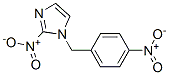 2-ニトロ-1-(p-ニトロベンジル)-1H-イミダゾール 化学構造式