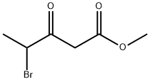 METHYL 4-BROMO-3-OXOPENTANOATE Struktur