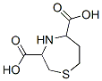 ヘキサヒドロ-1,4-チアゼピン-3,5-ジカルボン酸 化学構造式