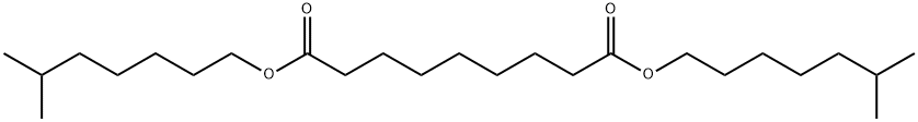 アゼライン酸ジ(6-メチルヘプチル) 化学構造式