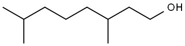 3,7-DIMETHYL-1-OCTANOL Structure