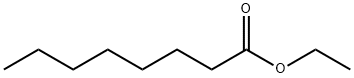 n-オクタン酸 エチル 化学構造式