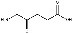 5-アミノ-4-オキソペンタン酸 化学構造式