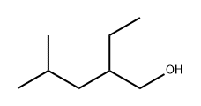 2-乙基4-甲基1-戊醇,106-67-2,结构式