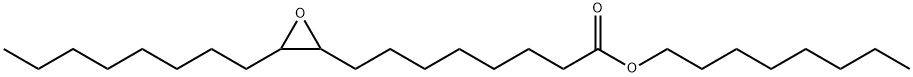 3-オクチル-2-オキシランオクタン酸オクチル 化学構造式