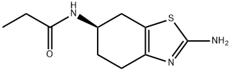 (R)-N-(2-氨基-4,5,6,7-四氢苯并噻唑-6-基)-丙酰胺, 106006-85-3, 结构式