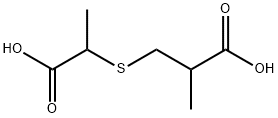 2,5-DiMethyl-3-thiaadipic Acid Structure