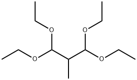 1,1,3,3-四乙氧基-2-甲基丙烷,10602-37-6,结构式