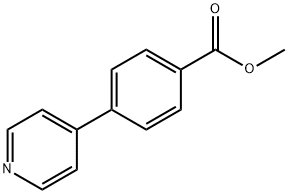 4‘-吡啶基-4-苯甲酸甲酯, 106047-17-0, 结构式
