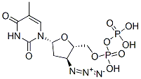 化合物 ZIDOVUDINE DIPHOSPHATE 结构式