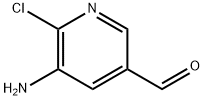 5-氨基-6-氯烟醛 结构式