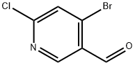 4-溴-6-氯烟醛,1060805-64-2,结构式
