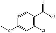 4-Chloro-6-methoxypyridine-3-carboxylic acid Structure