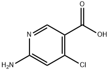 4-氯-6-氨基烟酸, 1060808-94-7, 结构式