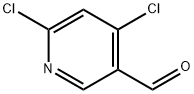 4,6-二氯吡啶-3-甲醛,1060811-62-2,结构式