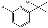1-(6-chloropyridin-2-yl)cyclopropanaMine Structure
