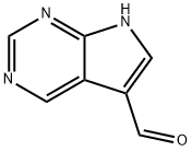 7H-pyrrolo[2,3-d]pyriMidine-5-carbaldehyde Struktur