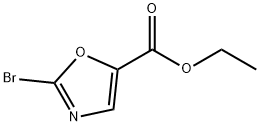 2-ブロモオキサゾール-5-カルボン酸エチル 化学構造式