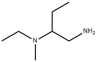 N-[1-(aminomethyl)propyl]-N-ethyl-N-methylamine Structure