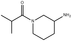 1-イソブチリルピペリジン-3-アミン 化学構造式