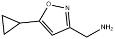 1-(5-cyclopropylisoxazol-3-yl)methanamine Struktur