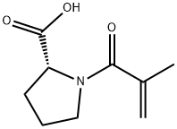 (R)-1-Methacryloylpyrrolidine-2-carboxylic acid 化学構造式