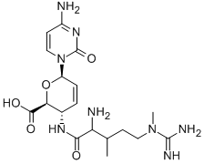 精苷霉素, 106133-33-9, 结构式