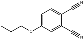 4-正丙氧基邻苯二甲腈, 106144-18-7, 结构式