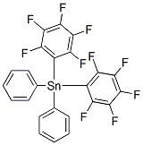 Diphenylbis(pentafluorophenyl)stannane Struktur