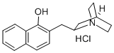 2-(1-Oxynaphthyl-2-methyl)quinuclidine hydrochloride Structure