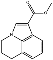5,6-二氢-4H-吡咯并[3,2,1-IJ]喹啉-1-甲酸甲酯, 106202-39-5, 结构式