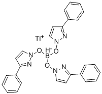 氢三(3-苯基吡唑-1-基)硼酸铊盐, 106210-02-0, 结构式