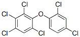 2,2',4,4',5,6-hexachlorodiphenyl ether 结构式