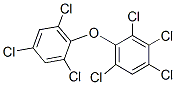 2,2',3,4,4',6,6'-heptachlorodiphenyl ether Structure