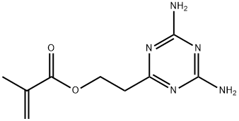 2,4-DIAMINO-6-(METHACRYLOYLOXY)ETHYL-1,3,5-TRIAZINE Struktur