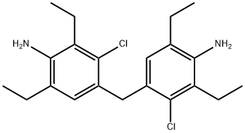 4,4'-亚甲基双(3-氯-2,6-二乙基苯胺),106246-33-7,结构式