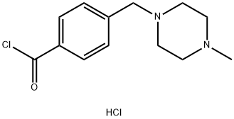 4-(4-甲基哌嗪甲基)苯甲酰氯二盐酸盐 结构式