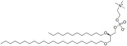 1-Behenyl-2-lauryl-sn-glycero-3-phosphocholine Structure