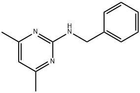 benzyl-(4,6-dimethyl-pyrimidin-2-yl)-amine Struktur