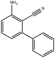 3-Amino-biphenyl-2-carbonitrile Struktur