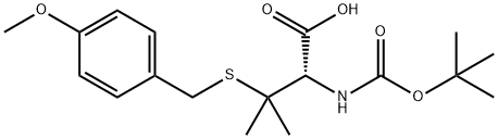 BOC-BETA,BETA-DIMETHYL-D-CYS(MOB)-OH Structure