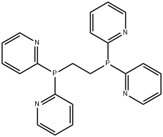 1,2-ビス(ジ-2-ピリジルホスフィノ)エタン, min. 98% 化学構造式